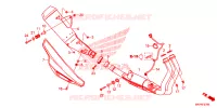 SILENCIEUX D'ECHAPPEMENT pour Honda CBR 500 R ABS de 2022