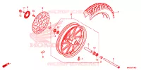 ROUE AVANT pour Honda REBEL 500 de 2022
