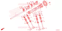 ARBRE A CAMES   SOUPAPE pour Honda PIONEER 1000 M5 DELUXE de 2022