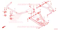 TRIANGLES   BARRE ANTI ROULIS pour Honda PIONEER 1000 M5 BASE de 2022