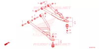 TRIANGLES AVANT pour Honda PIONEER 1000 M5 BASE de 2022