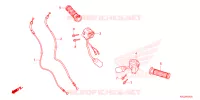 COMMODOS   POIGNEES   CABLES pour Honda SUPER CUB 125 ABS de 2023