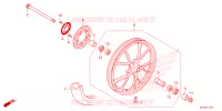 ROUE AVANT pour Honda SUPER CUB 125 ABS de 2023