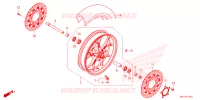 ROUE AVANT pour Honda CB 650 R de 2024