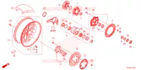 ROUE ARRIERE pour Honda CB 1000 R de 2023