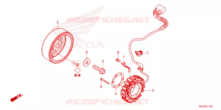 ALTERNATEUR Honda MOTO 750 HORNET 2024  CB750AP
