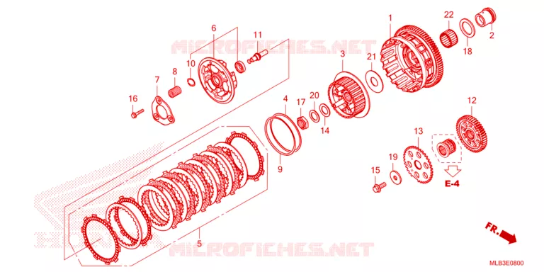 EMBRAYAGE Honda MOTO 750 HORNET 2024  CB750AP