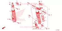 AMORTISSEUR ARRIERE pour Honda TALON 1000 X4 FOX LIVE de 2022
