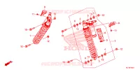 AMORTISSEUR AVANT pour Honda TALON 1000 X4 FOX LIVE de 2022