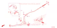 PEDALE   KICK pour Honda CRF 110 de 2023