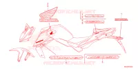 AUTOCOLLANTS pour Honda CB 750 HORNET R de 2023