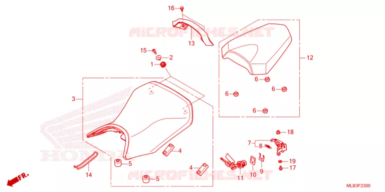 SELLE Honda MOTO 750 HORNET 2023  CB750AP