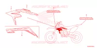AUTOCOLLANTS pour Honda CRF 150 R BIG WHEELS de 2022