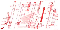 FOURCHE pour Honda CRF 150 R BIG WHEELS de 2022