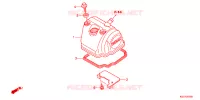COUVRE CULASSE pour Honda CRF 150 R BIG WHEELS de 2023