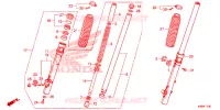 FOURCHE pour Honda CRF 250 F de 2023