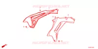 OUIES DE RADIATEUR pour Honda CRF 250 R de 2022