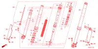FOURCHE pour Honda CRF 250 R de 2023
