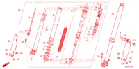 FOURCHE pour Honda CRF 250 R de 2023