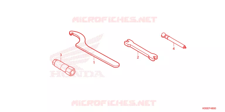 OUTIL Honda MOTO 250 CRF 2023  CRF250RXP