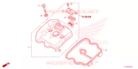 COUVRE CULASSE pour Honda CRF 300 L de 2022