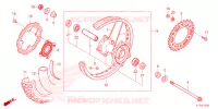 ROUE ARRIERE pour Honda CRF 300 L de 2022