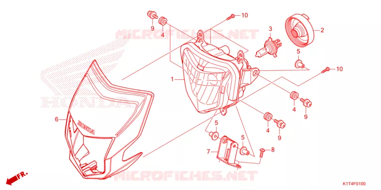 PHARE Honda MOTO 300 CRF 2022  CRF300LAN