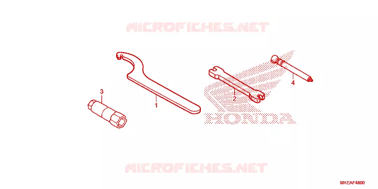 OUTIL Honda MOTO 450 CRF 2023  CRF450RLP