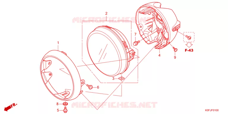 PHARE Honda MOTO 125 MONKEY 2023  Z125MAN