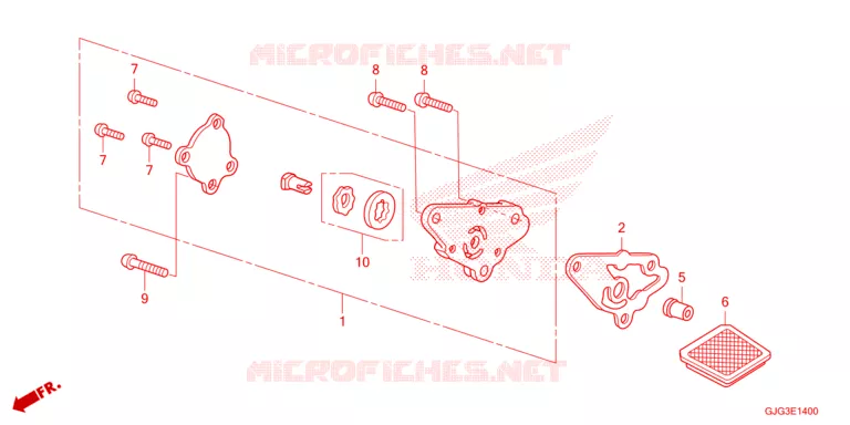 POMPE A HUILE Honda MOTO 50 CRF 2024  CRF50FP