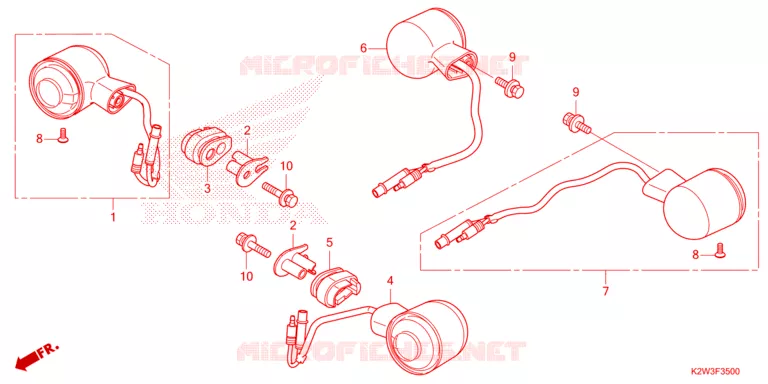CLIGNOTANT Honda MOTO 125 DAX 2022  ST125AP