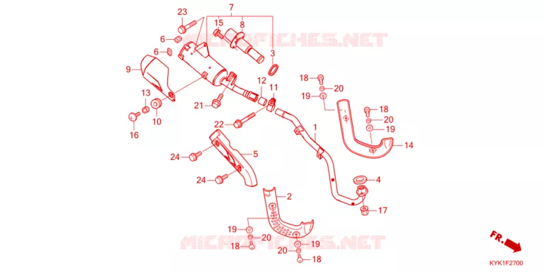 SILENCIEUX D'ECHAPPEMENT Honda MOTO 110 CRF 2022  CRF110FN