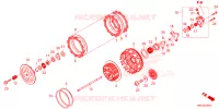 EMBRAYAGE pour Honda CRF 450 R de 2023