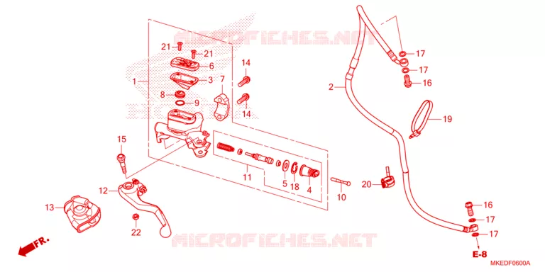 MAITRE-CYLINDRE Honda MOTO 450 CRF 2023  CRF450RP