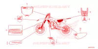 AUTOCOLLANTS pour Honda CRF 450 RWE de 2023