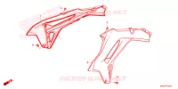 OUIES DE RADIATEUR pour Honda CRF 450 RWE de 2023