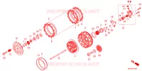 EMBRAYAGE pour Honda CRF 450 RX ENDURO de 2022