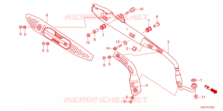 SILENCIEUX D'ECHAPPEMENT Honda MOTO 125 CT 2021  CT125AL_J