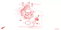 CORPS DE PAPILLON pour Honda GL 1800 GOLD WING TOUR DCT, NAVI, AIRBAG de 2023