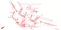 GUIDON   TE DE FOURCHE pour Honda GL 1800 GOLD WING TOUR DCT, NAVI, AIRBAG -2GS- de 2023