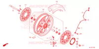 ROUE AVANT pour Honda GL 1800 GOLD WING TOUR DCT de 2023