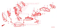 CLIGNOTANT   RETROVISEUR pour Honda GL 1800 GOLD WING TOUR de 2023