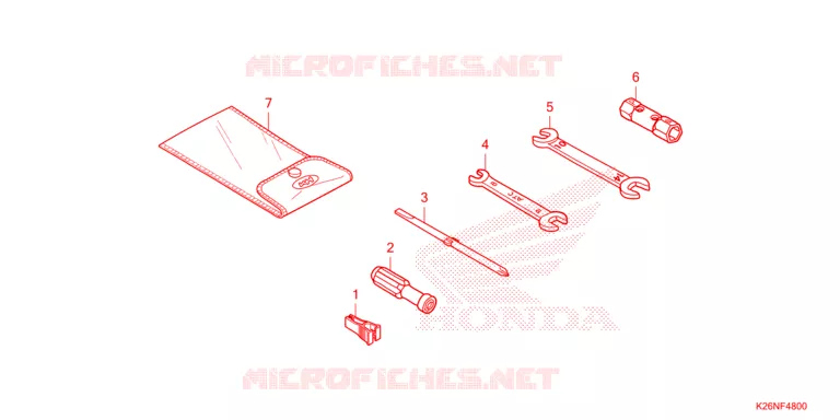 OUTIL Honda MOTO 125 GROM 2023  MSX125AP