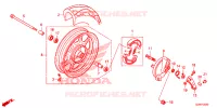 ROUE AVANT pour Honda 50 METROPOLITAN de 2023