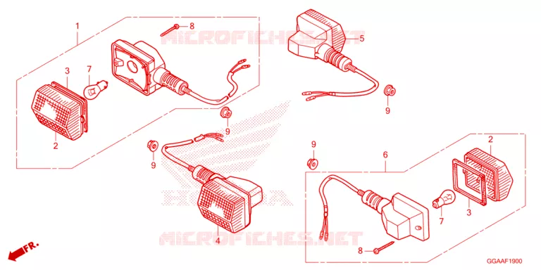 CLIGNOTANT Honda SCOOTER 50 RUCKUS 2023  NPS50P