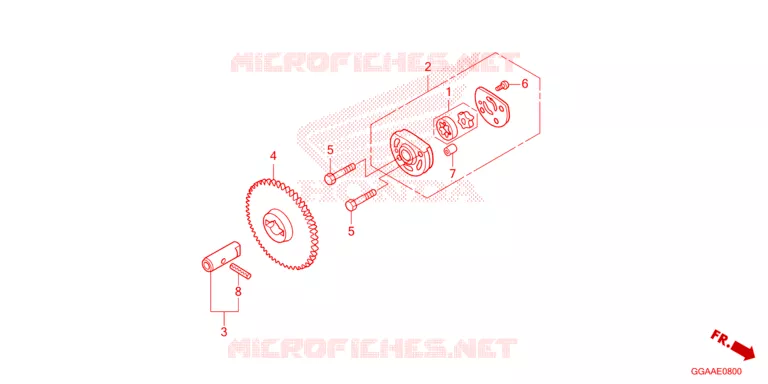 POMPE A HUILE Honda SCOOTER 50 RUCKUS 2023  NPS50P