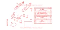 KIT SUPPORT VALISES pour Honda X ADV 750 LOWER de 2022