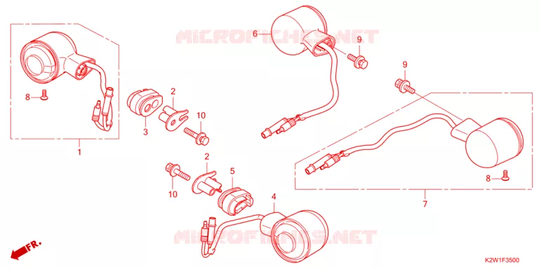 CLIGNOTANT Honda MOTO 125 DAX 2023  ST125AP