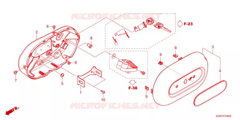 COUVERCLES LATERAUX Honda MOTO 125 DAX 2023  ST125AP