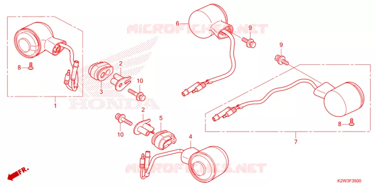 CLIGNOTANT Honda MOTO 125 DAX 2023  ST125AP